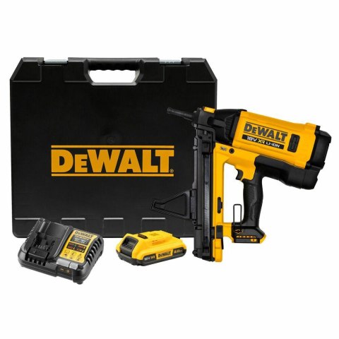 DEWALT GWOŹDZIARKA 18V DGN845D1 GAZOWA C6 TRACK-IT 1x2,0Ah 15° 13-40mm