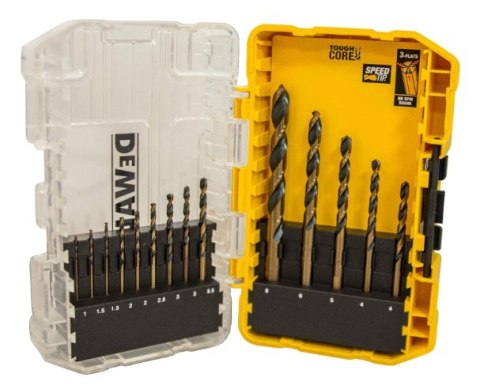 DEWALT WIERTŁO METAL HSS-G KPL.14szt. BLACK & GOLD