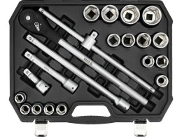 YATO KLUCZE NASADOWE 21 elem. 3/4