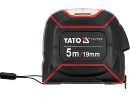 YATO MIARA ZWIJANA 5m x 19mm Z GÓRNYM ODCZYTEM