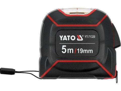 YATO MIARA ZWIJANA 5m x 19mm Z GÓRNYM ODCZYTEM