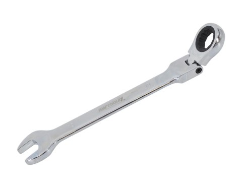 AWTOOLS KLUCZ PŁASKO-OCZKOWY Z GRZECHOTKĄ PRZEGUBOWY 15mm