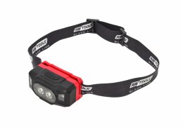 AWTOOLS LATARKA CZOŁOWA LED USB 6 FUNKCJI POWER BANK BLACK LINE