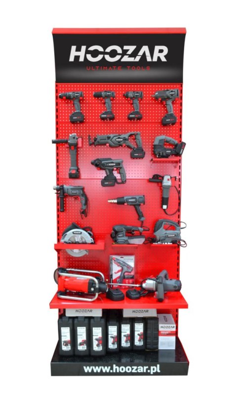 HOOZAR REGAŁ WYSTAWOWY 200x90x50cm