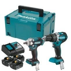 MAKITA.ZES.COMBO 18V (DHP484+DTW300) 3x5,0Ah DLX2359TJ1