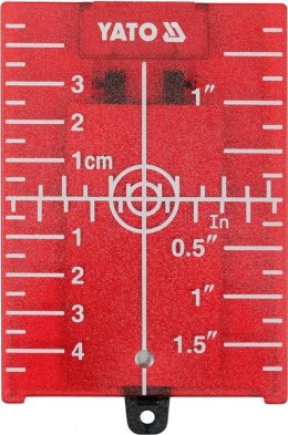 YATO PŁYTKA POZYCJONUJĄCA DO LASERA CZERWONEGO