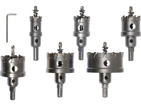 YATO ZESTAW OTWORNIC TCT DO METALU 6szt.