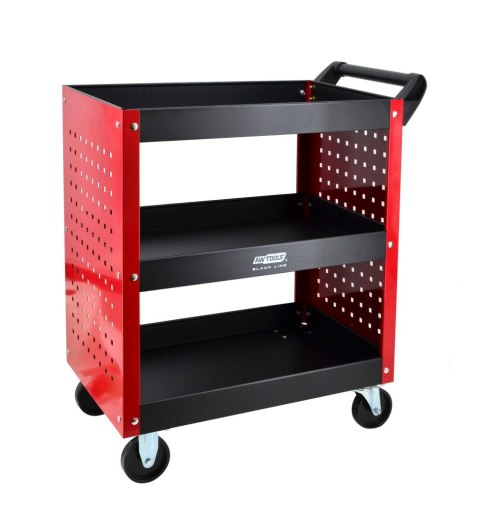 AW WÓZEK WARSZTATOWY METALOWY 3 POZIOMY + PERFORACJA