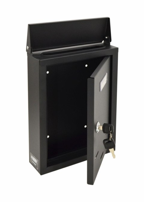 AWTOOLS SKRZYNKA NA LISTY CZARNA 01 / 300x200x65mm