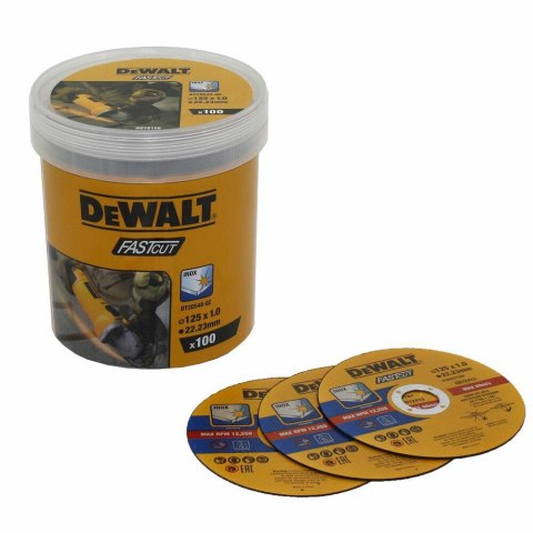 DEWALT TARCZA METAL 125x1,0mm INOX /100szt.