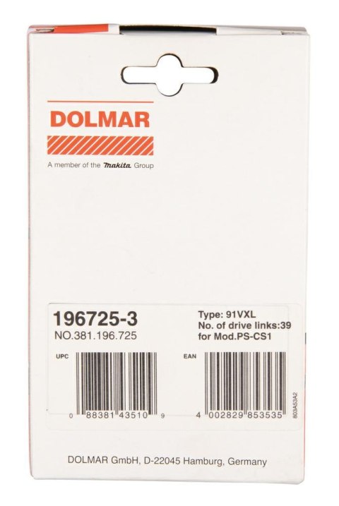 MAKITA ŁAŃCUCH TNĄCY 91VXL 25cm 1,3mm 3/8"