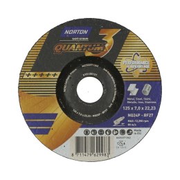 NORTON TARCZA QUATNUM DO METALU 125mm x 7.0mm x 22.2mm -T27