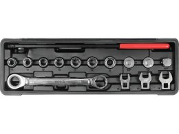 YATO ZESTAW KLUCZY Z GRZECHOTKĄ DO NAPINACZY