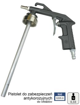ADLER PNEUMATYCZNY PISTOLET ANTYKOROZYJNY DO WKŁADÓW