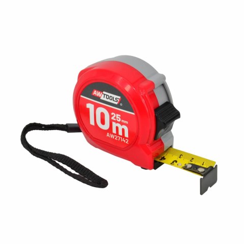 AWTOOLS MIARA ZWIJANA COMPACT 10m x 25mm ABS 2-STOP