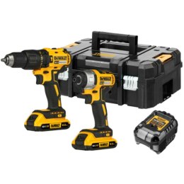 DEWALT.ZESTAW COMBO 18V (DCD778+DCF787) 2x2,0Ah TSTAK II DCK2060D2T