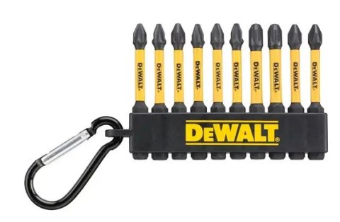DEWALT ZESTAW KOŃCÓWEK FLEXTORQ 10cz. PH/PZ 57mm BRELOK