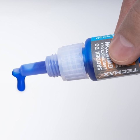 TECMAXX ŚRODEK DO ZABEZPIECZANIA GWINTÓW NIEBIESKI - ŚREDNI 6ml TECMAXX ŚRODEK DO ZABEZPIECZANIA GWINTÓW NIEBIESKI - ŚREDNI 6ml