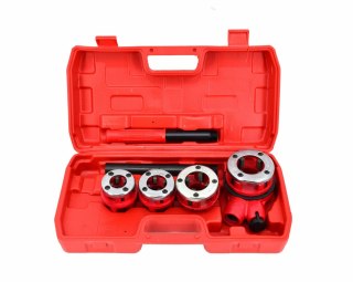 AWTOOLS GWINTOWNICA DO RUR 4szt.1/2", 3/4", 1", 1-1/4" ZESTAW WALIZKA