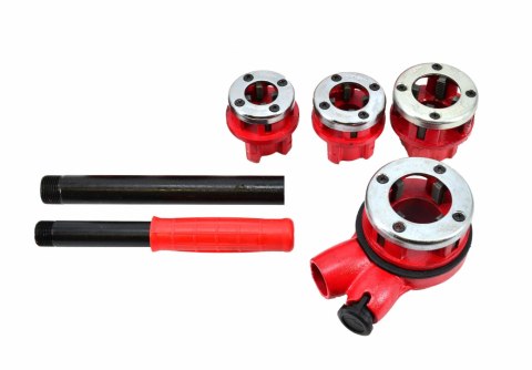 AWTOOLS GWINTOWNICA DO RUR 4szt.1/2", 3/4", 1", 1-1/4" ZESTAW WALIZKA