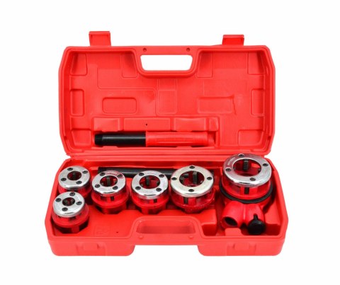 AWTOOLS GWINTOWNICA DO RUR 6szt.1/4", 3/8",1/2", 3/4", 1", 1-1/4" ZESTAW WALIZKA