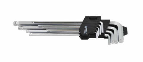 AWTOOLS KLUCZE IMBUSOWE HEX /1,5-10,0mm/ 9szt. KULA DŁUGIE