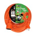 AWTOOLS PRZEDŁUŻACZ OGRODOWY JEDNOGNIAZDOWY 10m BEZ UZIEMIENIA / 2x1,0mm / 10A
/ 230V / 2500W
