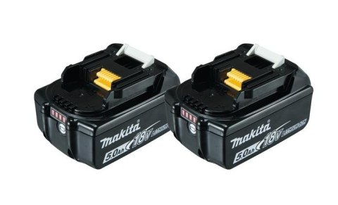MAKITA AKUMULATOR 2x 18V LI-ION 5,0Ah BL1850 WSKAŹNIK NAŁADOWANIA MAKITA AKUMULATOR 2x 18V LI-ION 5,0Ah BL1850 WSKAŹNIK NAŁADOWANIA