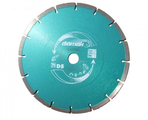MAKITA TARCZA DIAMENTOWA 230x22,23mm SEGMENT (NA SUCHO) BETON, CEGŁA, MARMUR MAKITA TARCZA DIAMENTOWA 230x22,23mm SEGMENT (NA SUCHO) BETON, CEGŁA, MARMUR