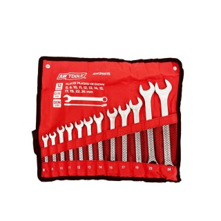AWTOOLS KLUCZ PŁASKO-OCZKOWY KPL.12szt. /8mm-24mm