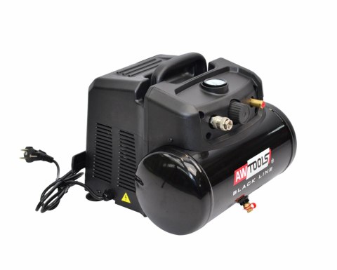 AWTOOLS KOMPRESOR AC6 BEZOLEJOWY 6L 1,5HP BLACK LINE