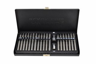 AWTOOLS KOŃCÓWKI HEX / TORX / SPLINE 40cz.BLACK LINE