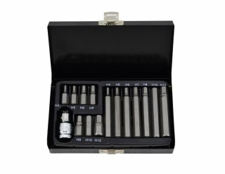 AWTOOLS KOŃCÓWKI IMBUSOWE HEX 15cz.BLACK LINE