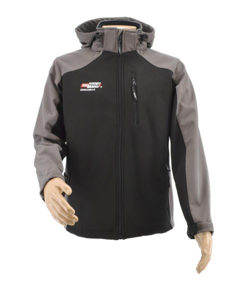 AWTOOLS KURTKA SOFTSHELL T4/ SZARO-CZARNA/ L