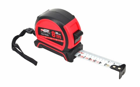 AWTOOLS MIARA ZWIJANA 8m x 25mm ABS POWŁOKA NYLONOWA