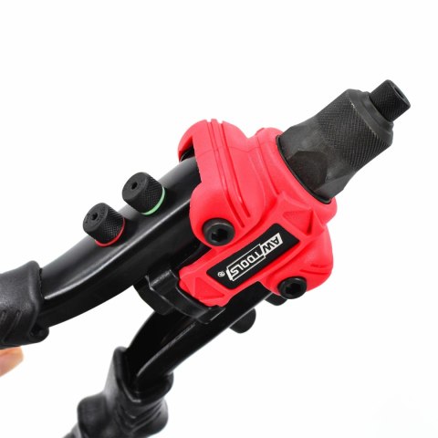 AWTOOLS NITOWNICA DŹWIGNIOWA CZOŁOWA DO NITONAKRĘTEK 3w1 M3-M10 /WALIZKA BLACK LINE