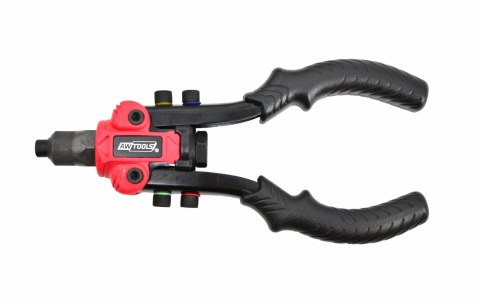 AWTOOLS NITOWNICA DŹWIGNIOWA CZOŁOWA DO NITONAKRĘTEK 3w1 M3-M10 /WALIZKA BLACK LINE