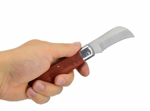 AWTOOLS NÓŻ MONTERSKI SKŁADANY/ UCHWYT DREWNIANY 200mm