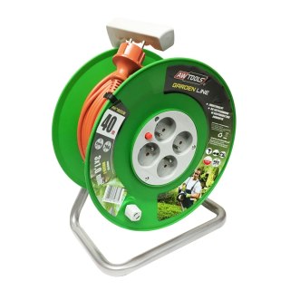 AWTOOLS PRZEDŁUŻACZ BĘBEN GARDEN 10m 3x1mm10A / 2300W
