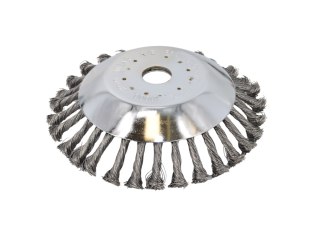 AWTOOLS SZCZOTKA DO KOSY TARCZOWA DRUCIANA 200X25,4mm