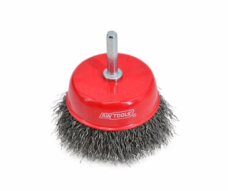 AWTOOLS SZCZOTKA DOCZOŁOWA TRZPIENIOWA 50mm DRUT KARBOWANY