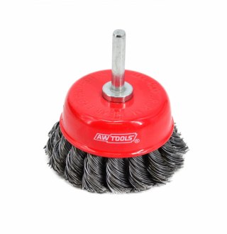 AWTOOLS SZCZOTKA DOCZOŁOWA TRZPIENIOWA 75mm DRUT SKRĘCANY