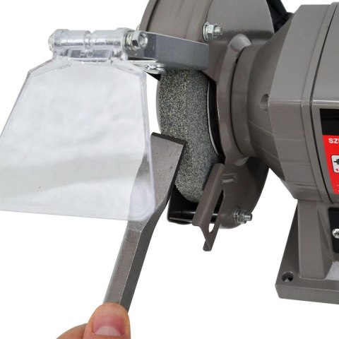 AWTOOLS SZLIFIERKA STOŁOWA Z LAMPKĄ 150mm 300W 40537