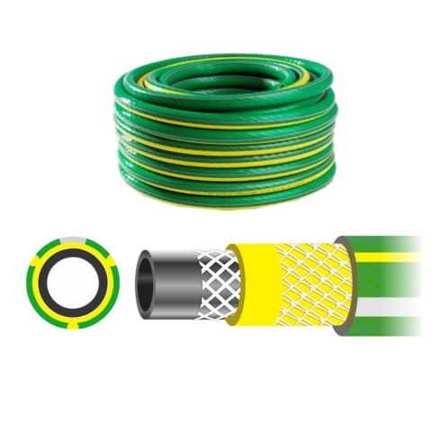 AWTOOLS WĄŻ OGRODOWY PREMIUM + 1/2" 50m 6 WARST