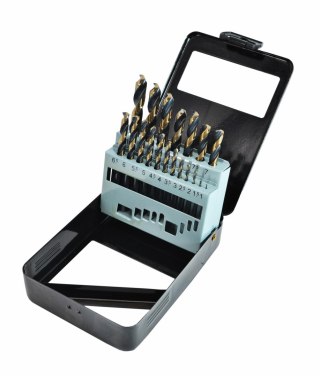 AWTOOLS WIERTŁO METAL HSS M2 KPL. 19szt. / 1.0-10 mm/PREMIUM