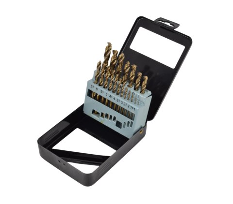 AWTOOLS WIERTŁO METAL KOBALT KPL.19szt/1,0-10,0mm