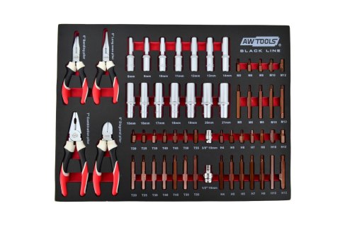 AWTOOLS WÓZEK WARSZTATOWY + NARZĘDZIA 177szt.