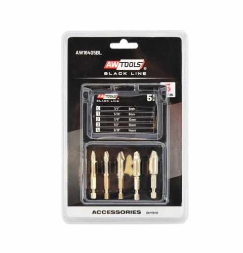 AWTOOLS WYKRĘTAKI DO ŚRUB 5cz. BLACK LINE
