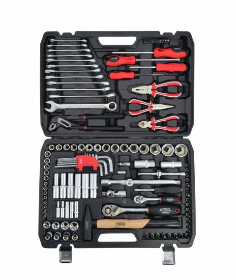 AWTOOLS ZESTAW KLUCZY 122el 1/2" / 1/4" BLACK LINE