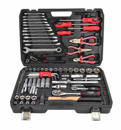 AWTOOLS ZESTAW KLUCZY 122el 1/2" / 1/4" BLACK LINE